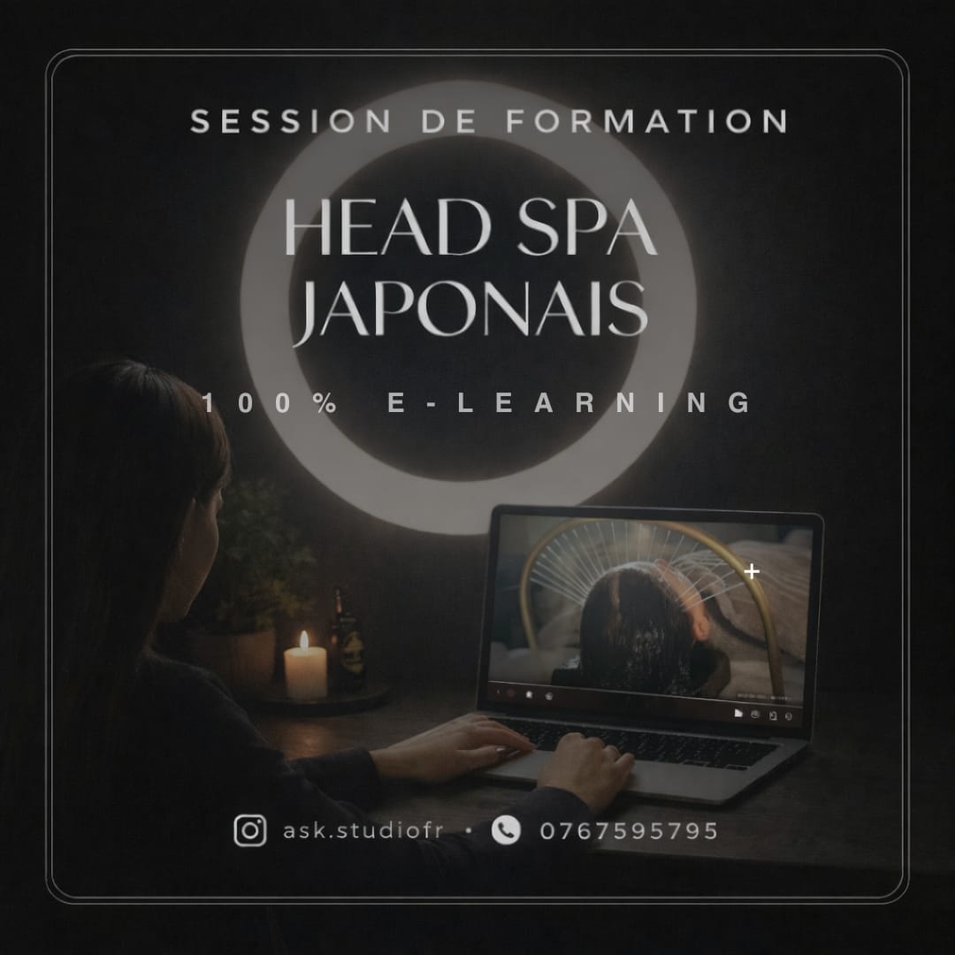 Formation Head Spa Japonais 100% E-learning