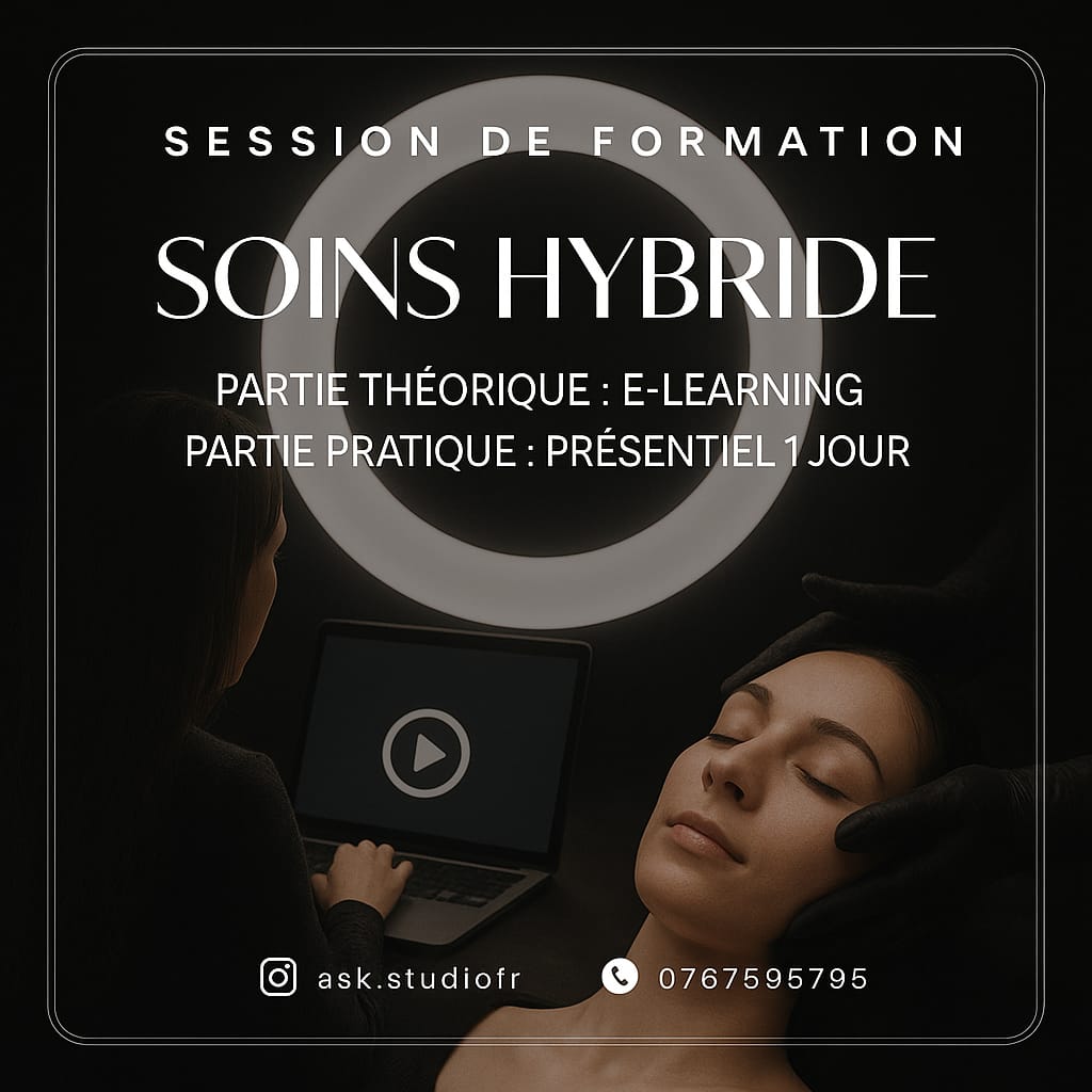 Formation Hybride Soin Visage Fil de Soie Collagène combiné Nanoneedling