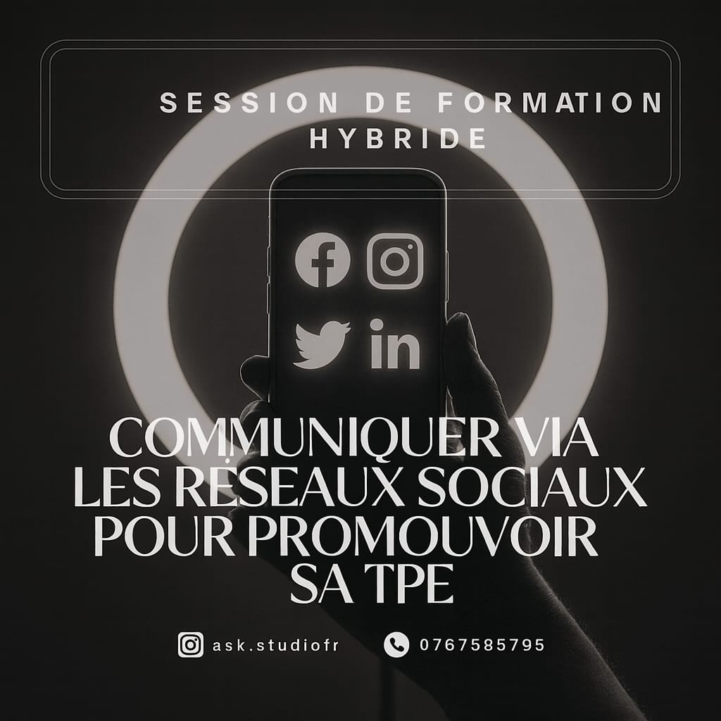 Formation hybride – Communiquer via les réseaux sociaux pour promouvoir sa TPE