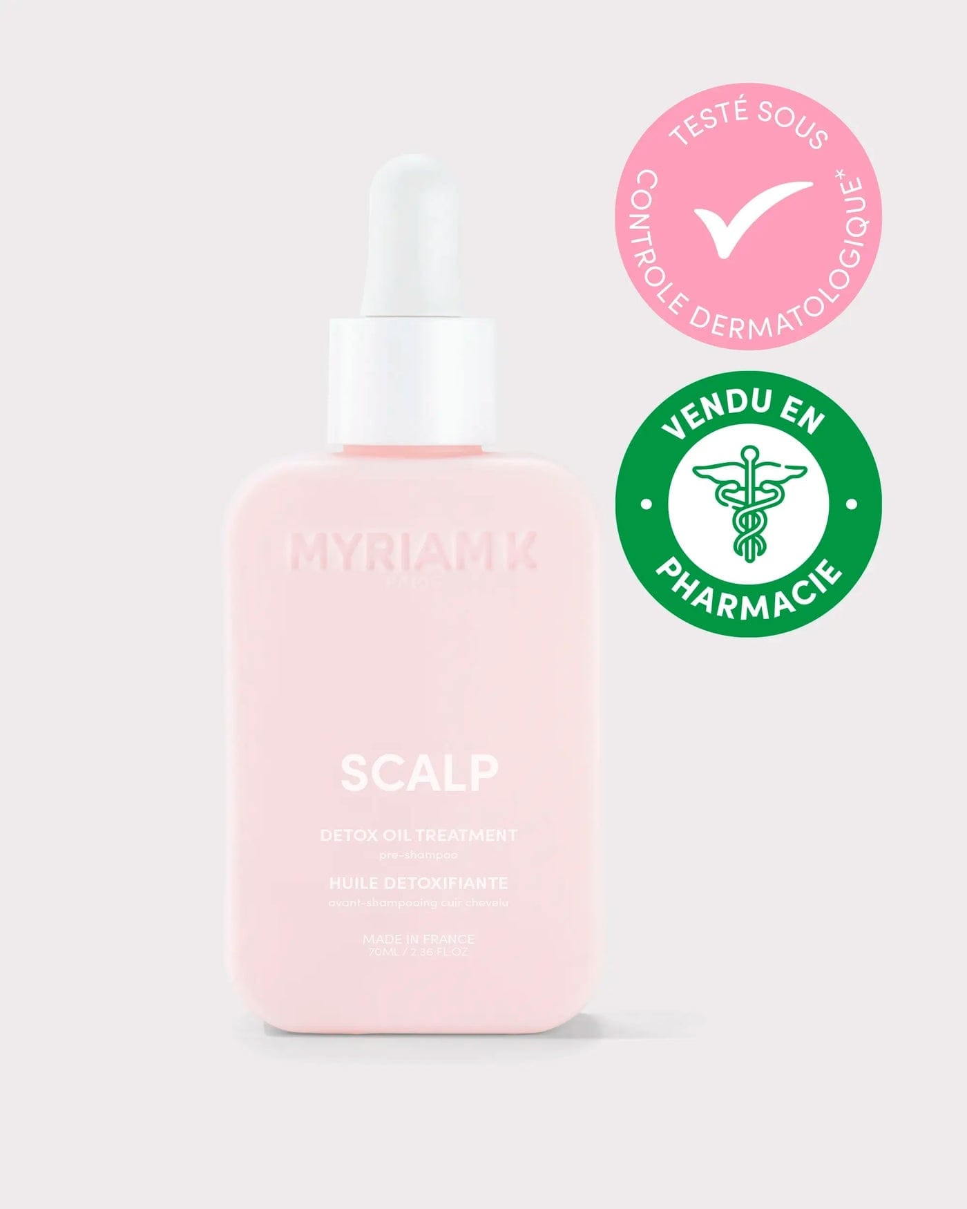 Huile Détoxifiante Scalp MyriamK – Avant-Shampoing Cuir Chevelu