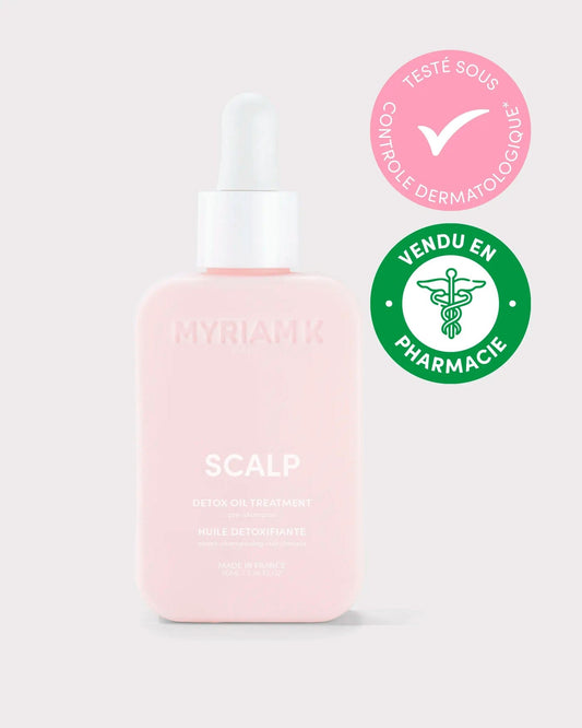 Huile Détoxifiante Scalp MyriamK – Avant-Shampoing Cuir Chevelu